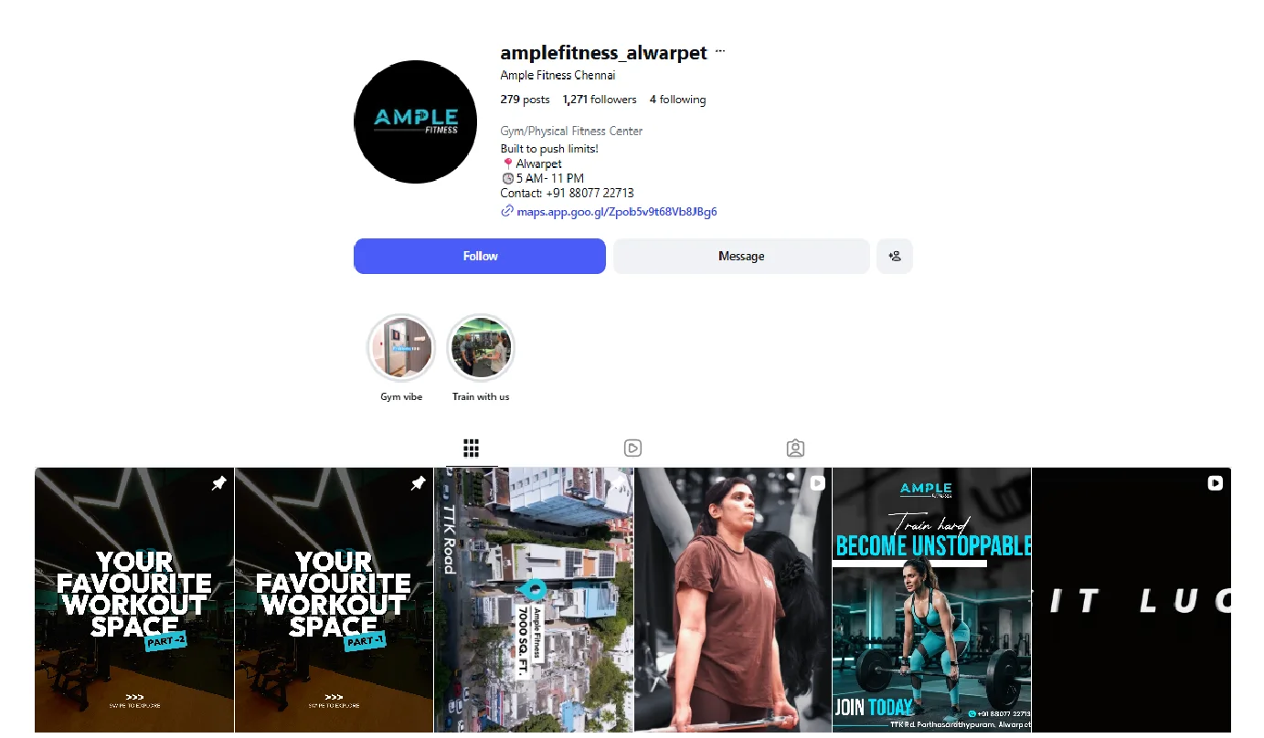 Ample Fitness Case Study