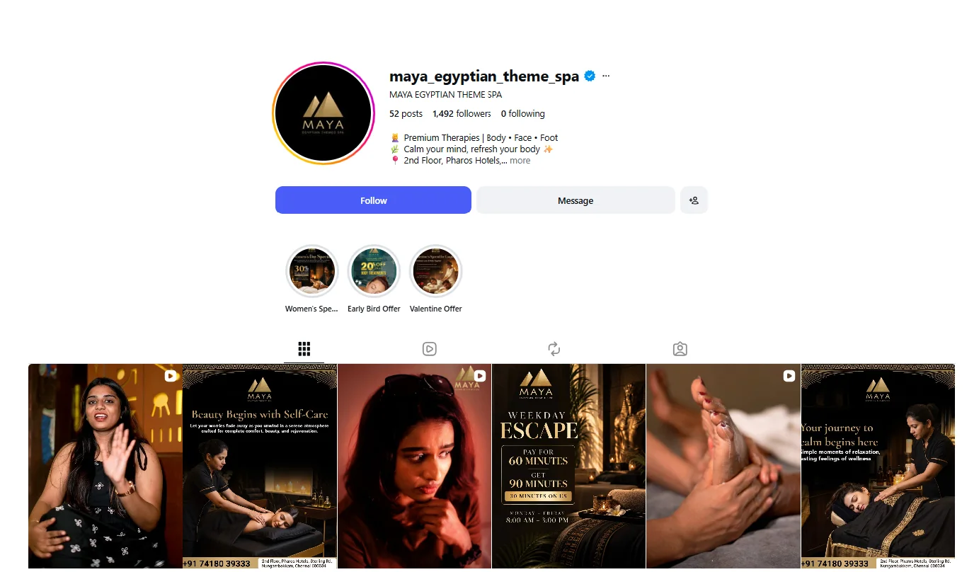 Maya Egyptian Spa Case Study